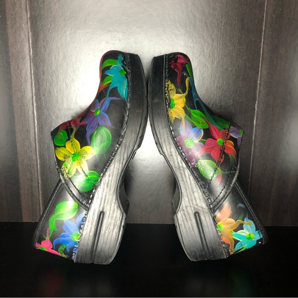 Dansko Watercolor Floral Clogs - Picture 9 of 9